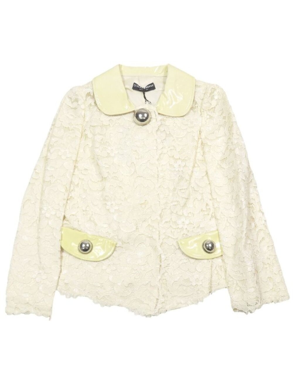 Dolce & Gabbana ReJacket Shaw Toheight Enamel 38 Yellow LadySecond Jacket